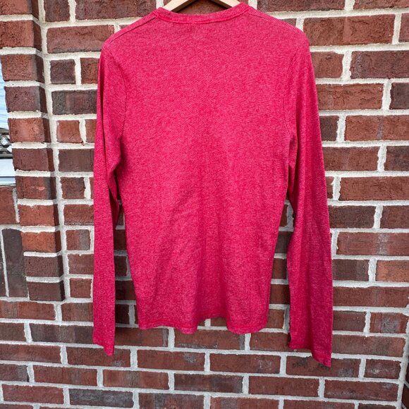 Hollister Thermal Pullover Mens Large Red - Picture 3 of 10